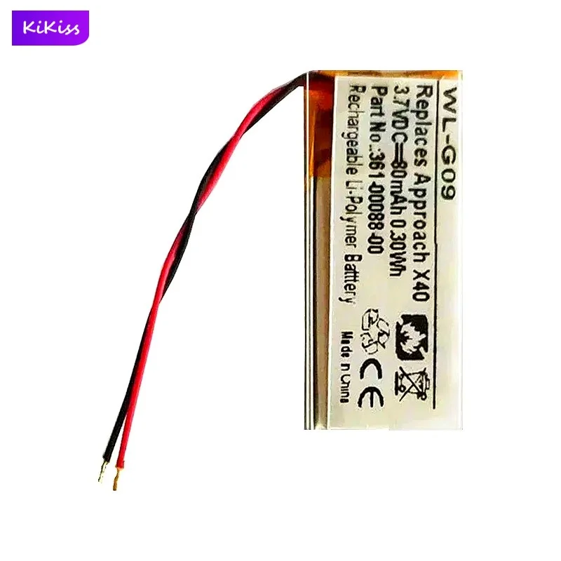 361-00088-00 Watch Battery For Garmin VivoSmart HR / VivoSmart HR+ Approach X40 361-00088-00 Accumulator 80mAh Real Capacity
