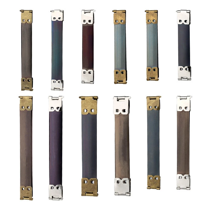 إكسسوارات حقيبة معدنية عالية الجودة؛ مشابك محفظة 8-12 سم؛ مجموعة إطار مرن 10 قطع؛ مشبك محفظة DIY مع مشبك قبلة #6