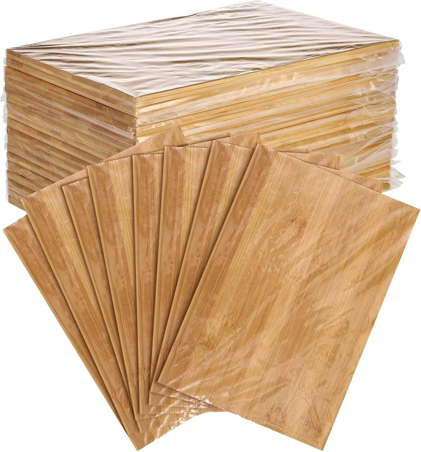 

18 Pcs Wood Cutting Board Bulk Kitchen Chopping Boards Large Serving Board Wooden Cutting Board Set for Kitchen Meat Che