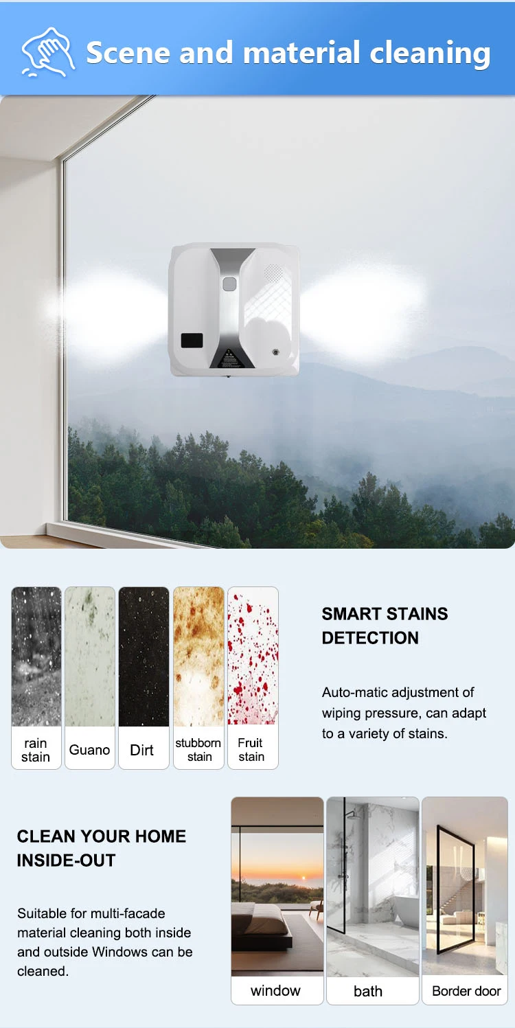 Langou Smart Автоматический робот для мытья окон с дистанционным управлением для мытья стекол