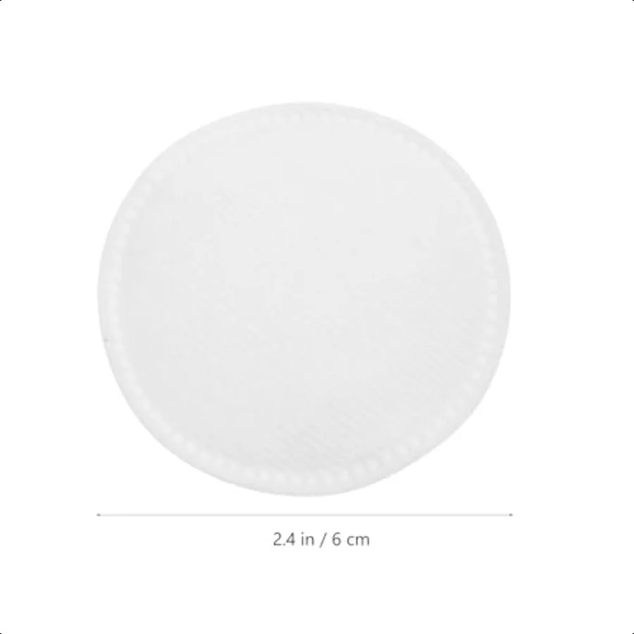 60 Stück Make-up-Entferner-Pads aus Baumwolle, ideal für Hautpflege, Reisen und den täglichen Gebrauch, geeignet für alle Hauttypen, Weiß