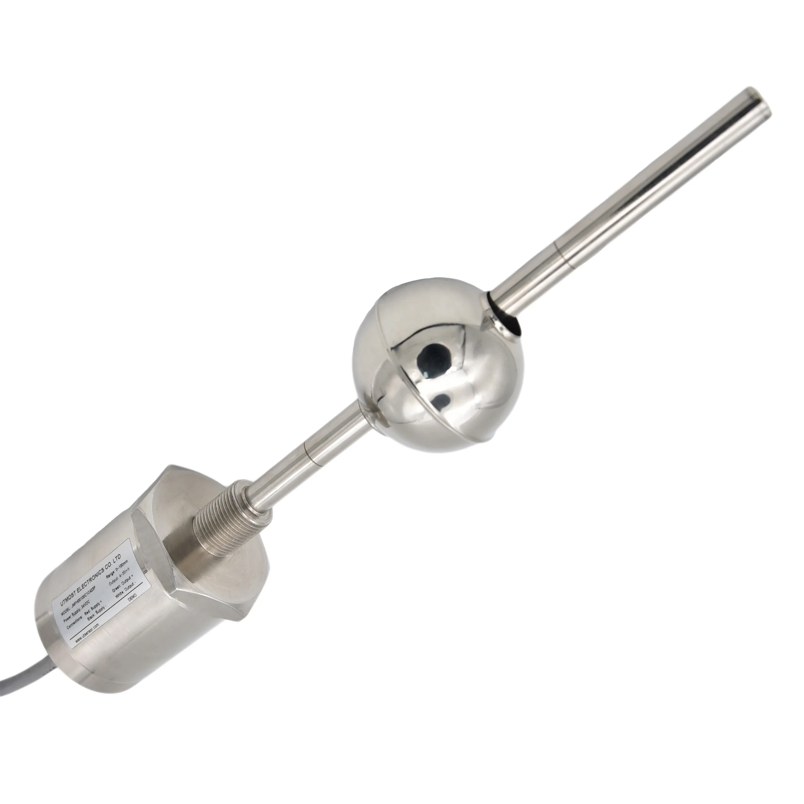 Petrol station level monitoring 0-5V 4-20mA magnetostrictive floats type fuel level meter sensor