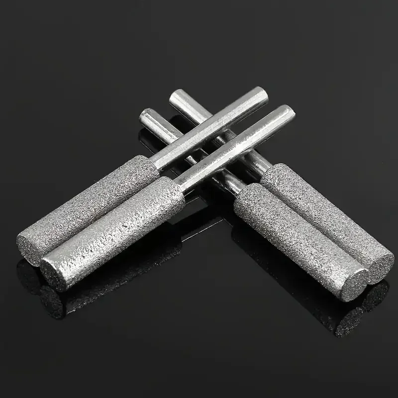10pc Multi-Purpose Diamond Sharpener Set, Titanium-Coated for ChainSaw, Glass, Metal, Wood, Rotary Tool Bits.