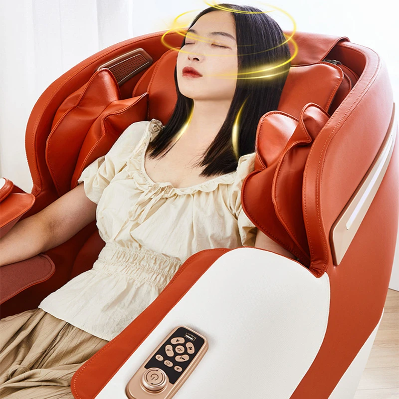 for 2024 4d Electric Chair Massager Shiatsu Luxury Full Body Thai Stretch 3d Zero gravity Leg Home Thai Massage Chair For Head