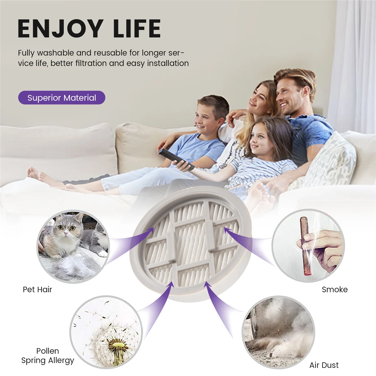 Kehrmaschinenzubehör Hepa-Filter Ersatzteile für VC20S VC20 Plus VC21 Griff Akku-Staubsauger Zubehör