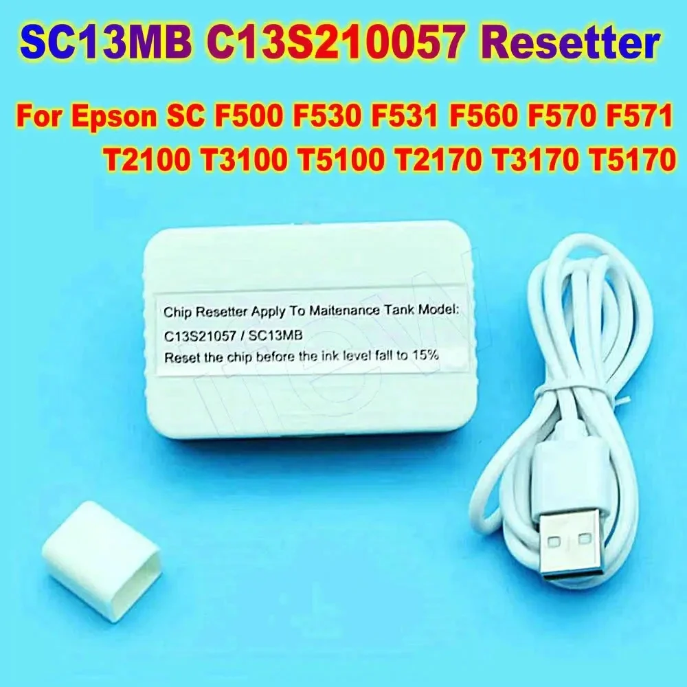 

SC13MB Waste Tank Ink Maintenance Chip Resetter Reset For Epson F570 T3170 T5170 F571 F500 T2100 T3100 T5100 T3160 C13S210057