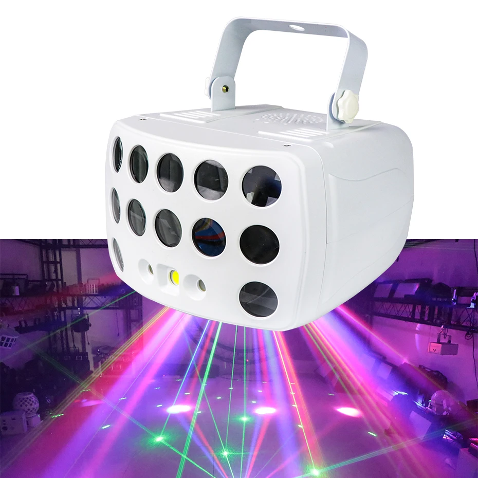 ALIEN Afstandsbediening DMX RGBW LED Laser Strobe Disco DJ Beam Spot Podiumverlichting Effect Party Dance Club Bruiloft Vlinderlicht