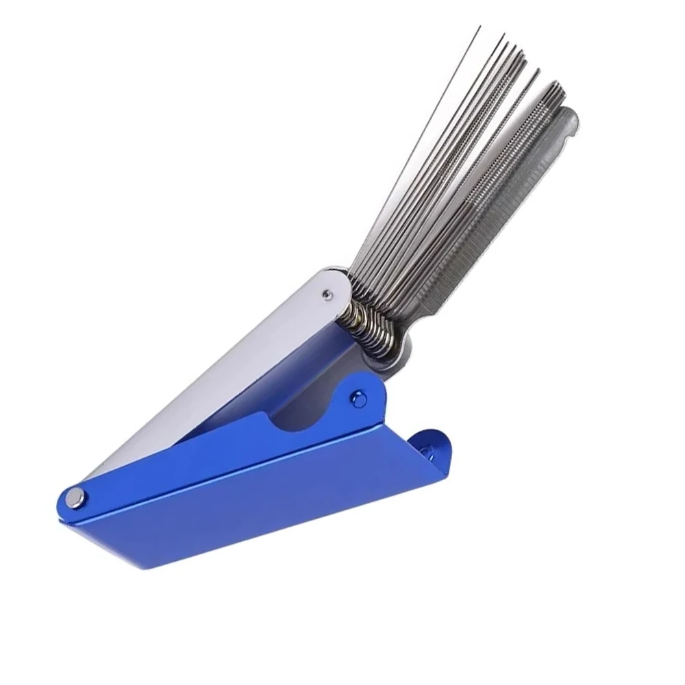 Nut Saddle Polishing Grinding Files Guitar File Kit Set: DIY Slotting File Kits Dual Cutting Edge Luthier Tool LK-AA491