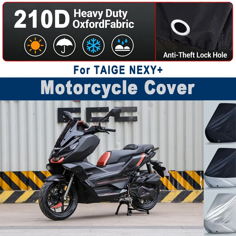 

No Ear Motorcycle Cover For TAIGE NEXY+ - Outdoor Full Body Protection, Waterproof Dustproof Sunscreen Moto Accessories