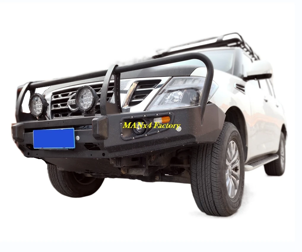 Top-level 4wd Steel Front Bumper Bull Bar For Patrol Y62 Armada