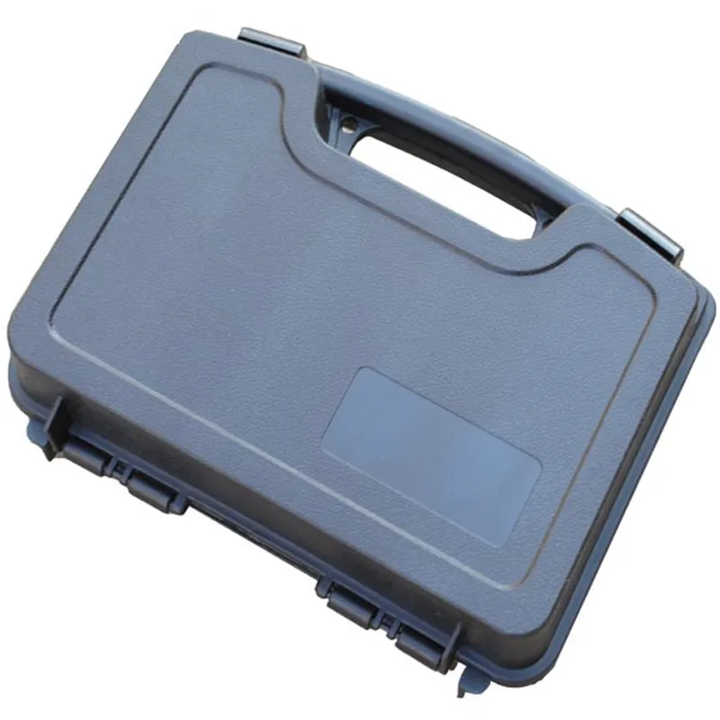 Multi-purpose Instrument Equipment Tool Box With Lockable Waterproof Pick Pluck Foam Handgun Hard Case Shockproof Gun Storage