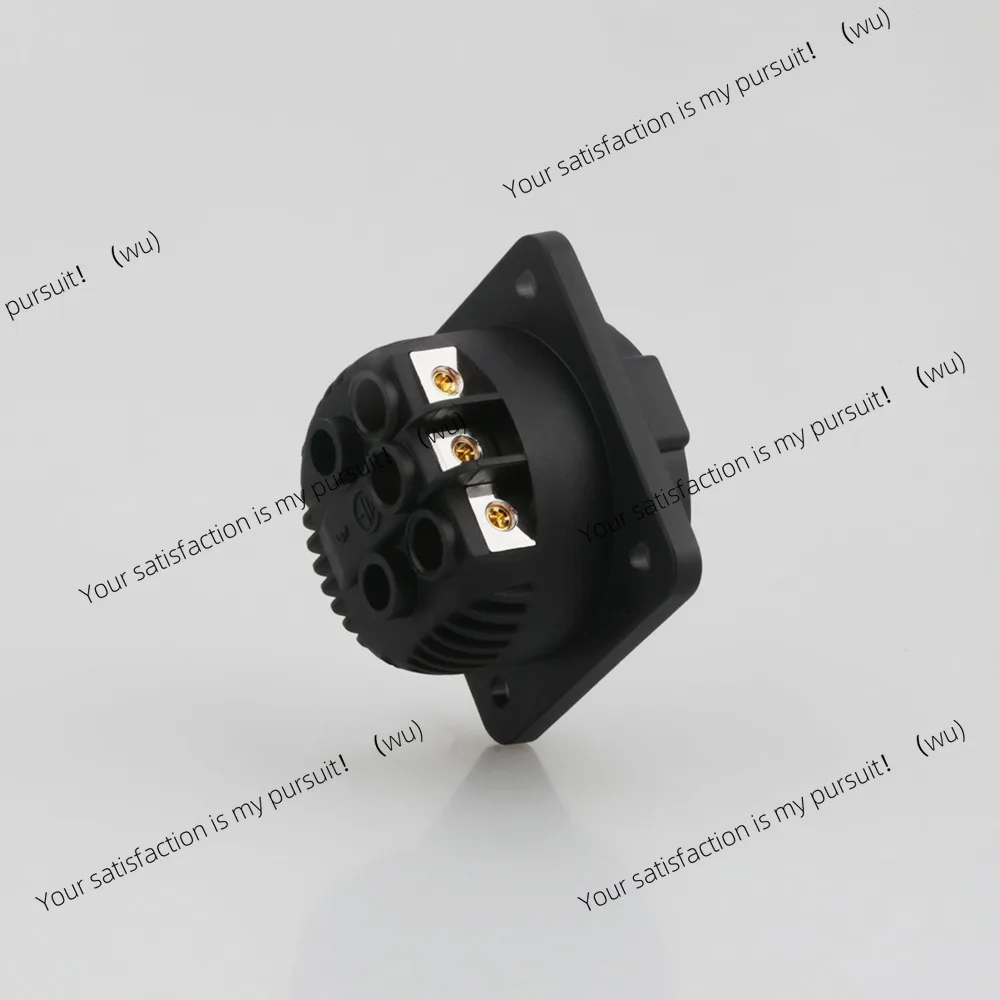 High quality for VE01R pure copper rhodium plated Schuko socket, AC 250V 16A European Union power socket