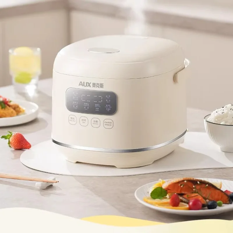 Small 3L Multifunctional Smart Rice Cooker Uncoated 316 Stainless Steel Inner Pot for 3-4 People Home Use Electric Rice Pot