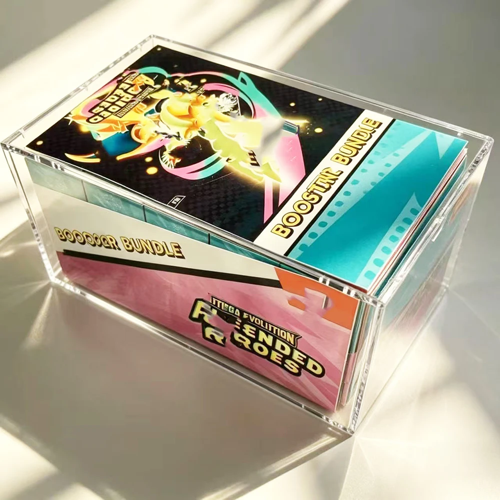 PT-CG Ascend Heroes Large Booster Bundle Acrylic Protection Box POKE Card Acrylic Storage Box - view 3