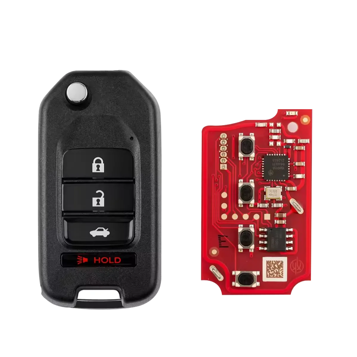 XHORSE XKHO21EN 2nd Generation Wired Remote Key 4 Buttons Compatible with Honda Type