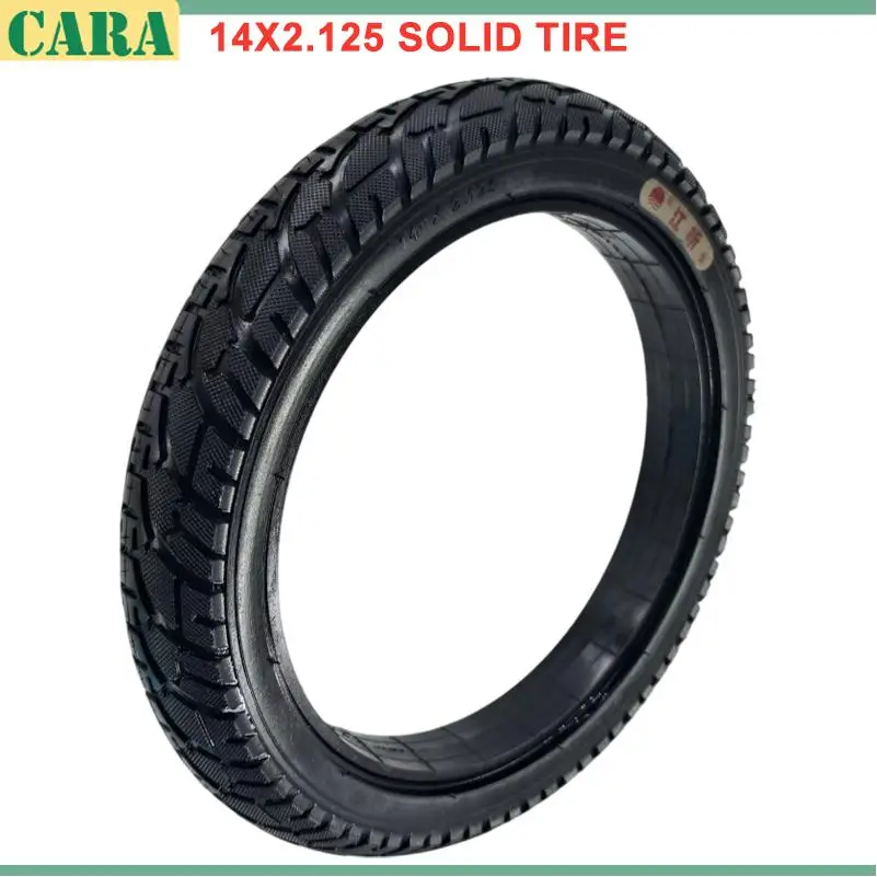 14 inch solid tire 14X2.125 non inflatable solid tire suitable for 14 inch 14X2.125 solid tire non inflatable bicycle tire