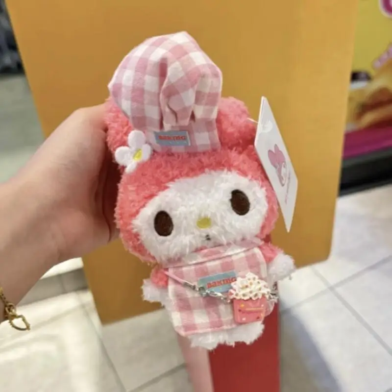Nuova serie Chef Kero Kero Keroppi Hello Kitty Piano Peluche bambola Ragazza Giocattolo creativo Zaino portachiavi portafoglio cerniera decorazione regalo
