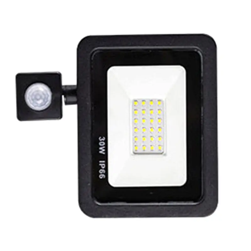 FULL-2X Security Lights Outdoor Motion Sensor Led Pir Floodlight IP66 Waterproof Outside Wall Light Garden Doorway 30W