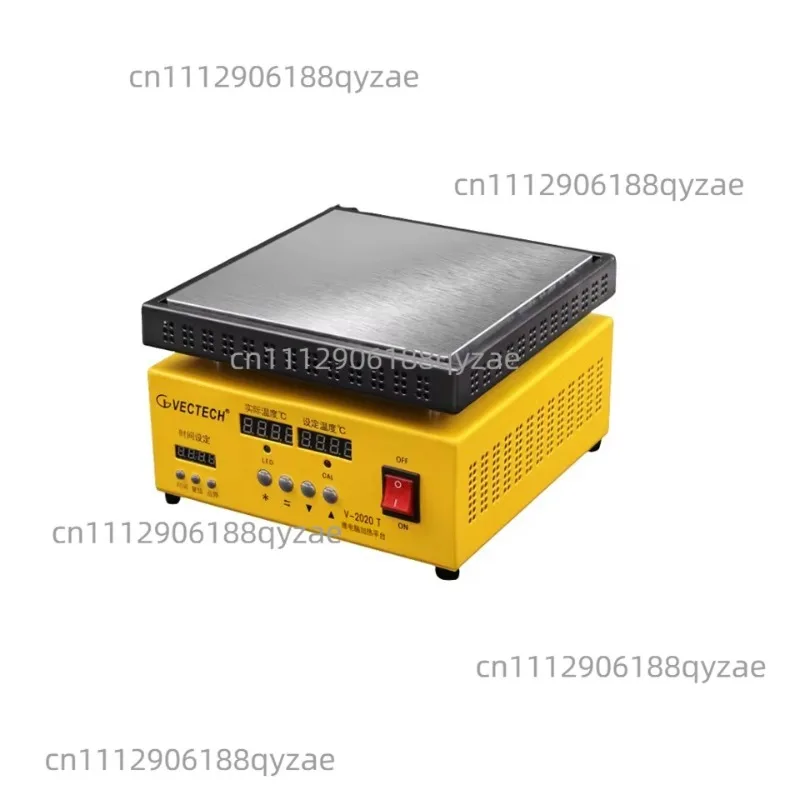 Constant Temperature Heating Table Adjustable Temperature LED Lamp Bead Desoldering Table Heating Plate and Film Ironing Machine