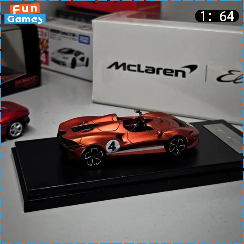 

Lcd 1/64 Car Model Mclaren Elve Racing Car Alloy Super Run Car Model Simulation Display Model Boy Custom Birthday Toy Gift