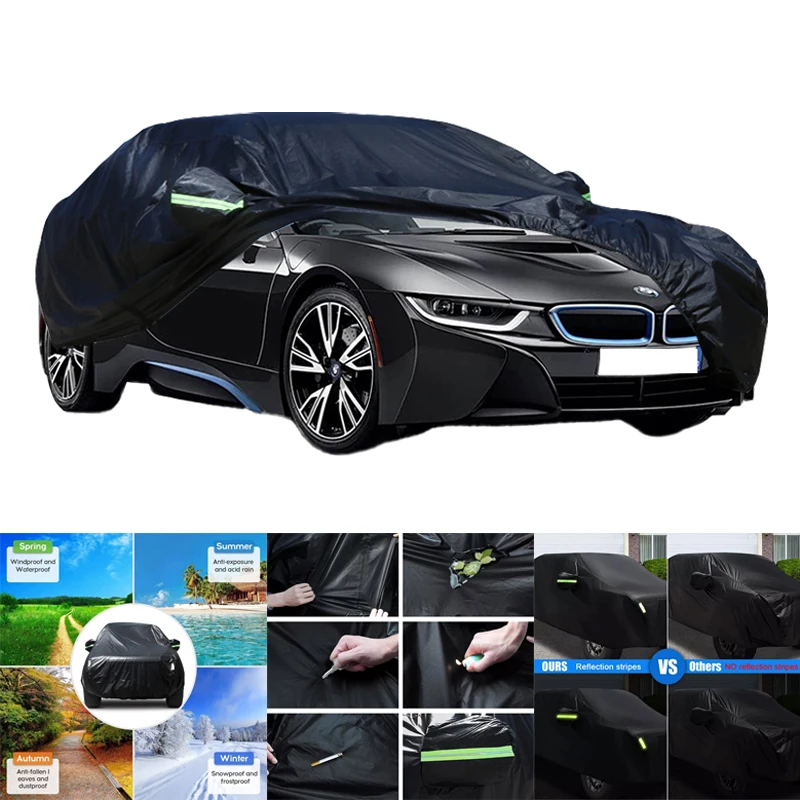 

For BMW I8 All-Weather Car Covers 6-in-1 Waterproof Dustproof UV Proof Snowproof Scratch Resistant Protection
