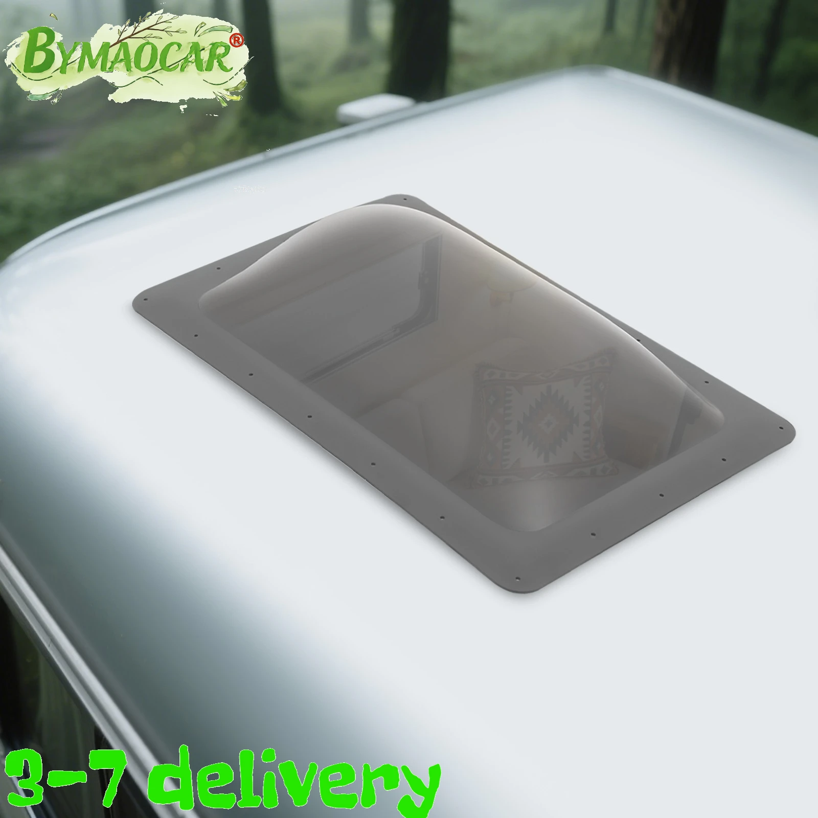 Claraboya para RV, Ventana para RV, Ventana para Remolque de 18"x26", Protección UV de PC, Luz Natural Brillante, Aislamiento Térmico, Antiamarilleamiento, Resistente a Impactos, Resistente a Altas Temperaturas, Resistente a Arañazos, Duradera para RV, Camper, Remolque, Caravana