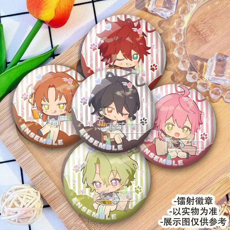 ساكوما ري تومو هيوري تسوكيناجا ليو رين أماجي بروش الملابس BagLapel دبوس تذكارية زر لينة قبعة الزخرفية شارة هدية