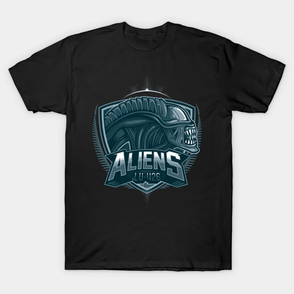 

LV-426 Hotshots Sci-Fi Alien Gift T-Shirt Weyland LV-426 Horror movie printed Short Sleeve Graphic clothes All size tops S-6XL