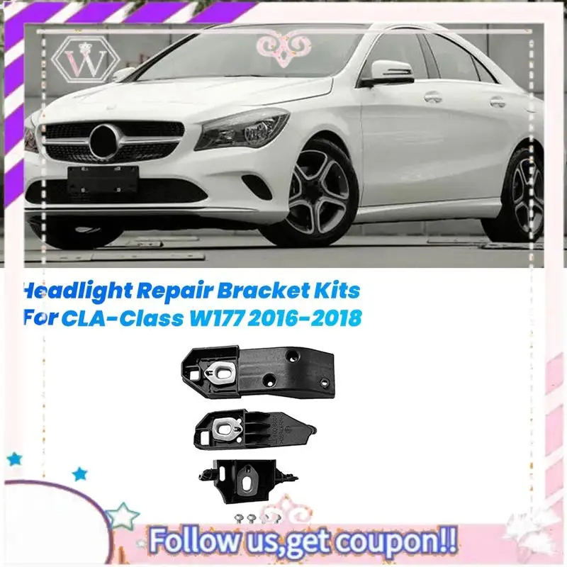 سهلة الاستخدام سيارة العلوي إصلاح قوس أطقم حامل ثابت المسمار لمرسيدس بنز CLA-Class W177 2016-2018 A1178202500 A1178202