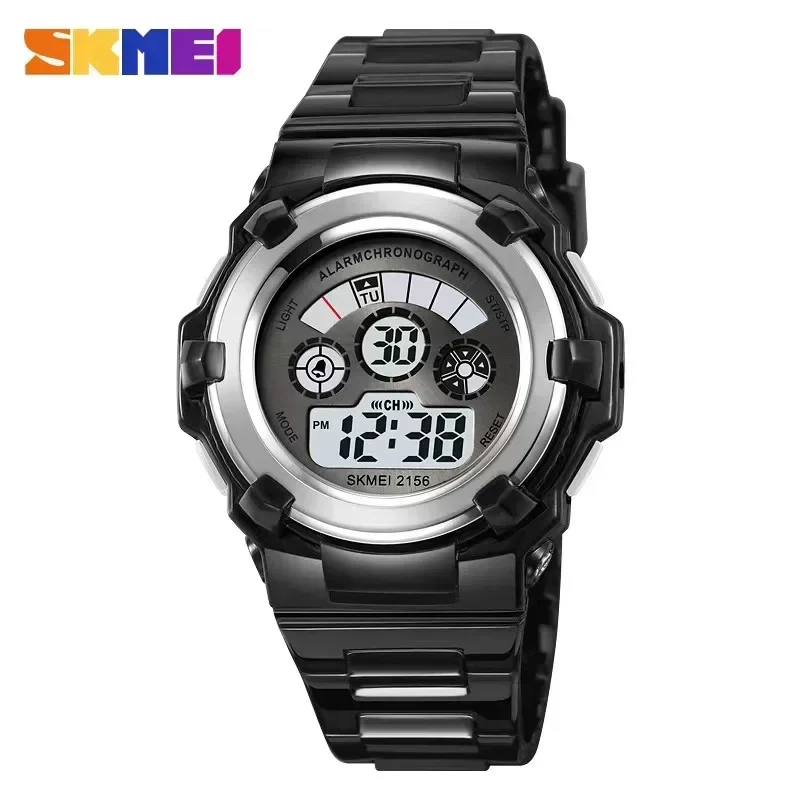 

SKMEI 2156 Womens 5Bar Waterproof Ladies Shockproof Wristwatches Date Female reloj mujer Back Light Countdown Digital Watch