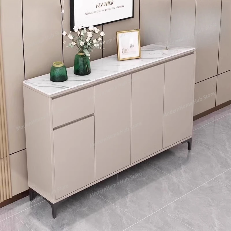 Design Luxury Shoe Cabinet Storage Cheap Metal Tall Shoe Cabinet Modern Space Saving Armario De Zapatos Furniture For Home