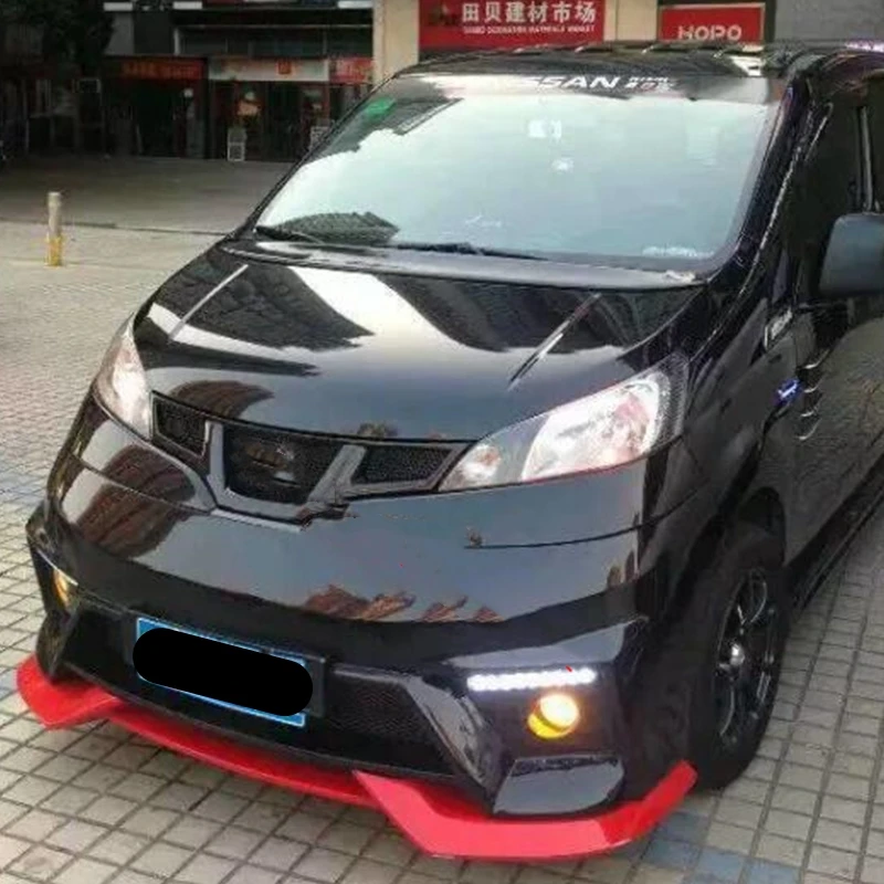 For Nissan NV200 2010--2018 Year  Racing Grille Grill Body Kit Accessories FRP Matte Black