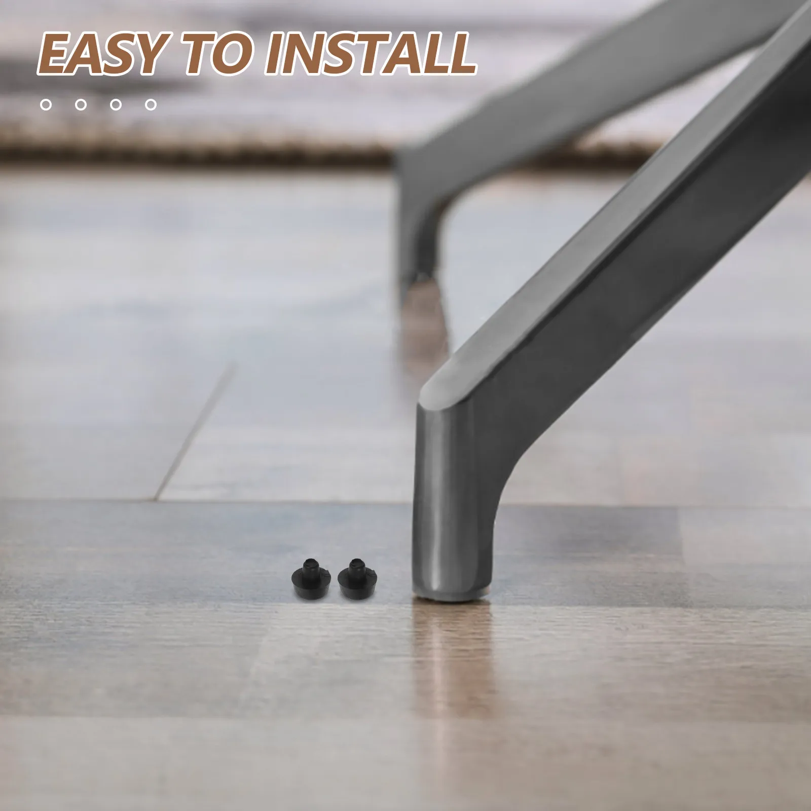 Chair Leg Floor Protectors 40 Piece Non Slip Silicone Furniture Feet Pads for Hardwood Tile and Carpet Grip