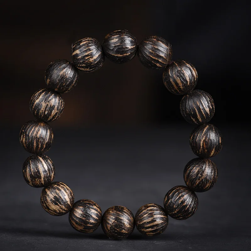 Yazhuang Wood Pumpkin Beads Old Material Shaped Abacus Cultural Toys Bracelet Women's Gitfs Men's Jewelry Drop Shipping