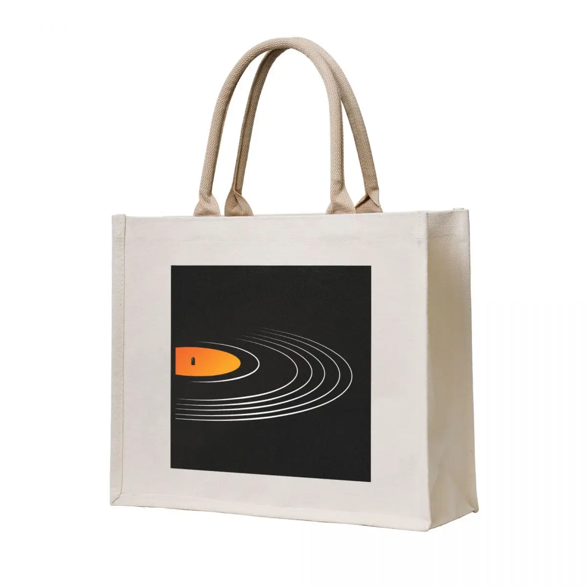 

Music Retro Vinyl Record Tote Bag handbag Gift bag hand bag Canvas stote