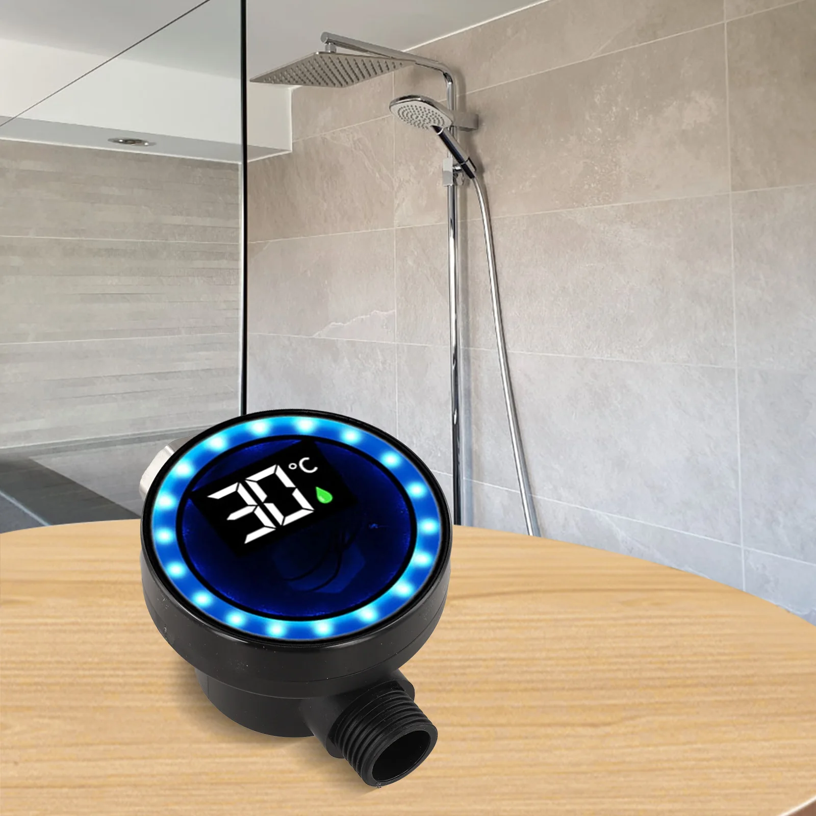 69*93mm Water Temperature Monitor Three-Color Indicator Light Environmentally Friendly Fully Waterproof Design