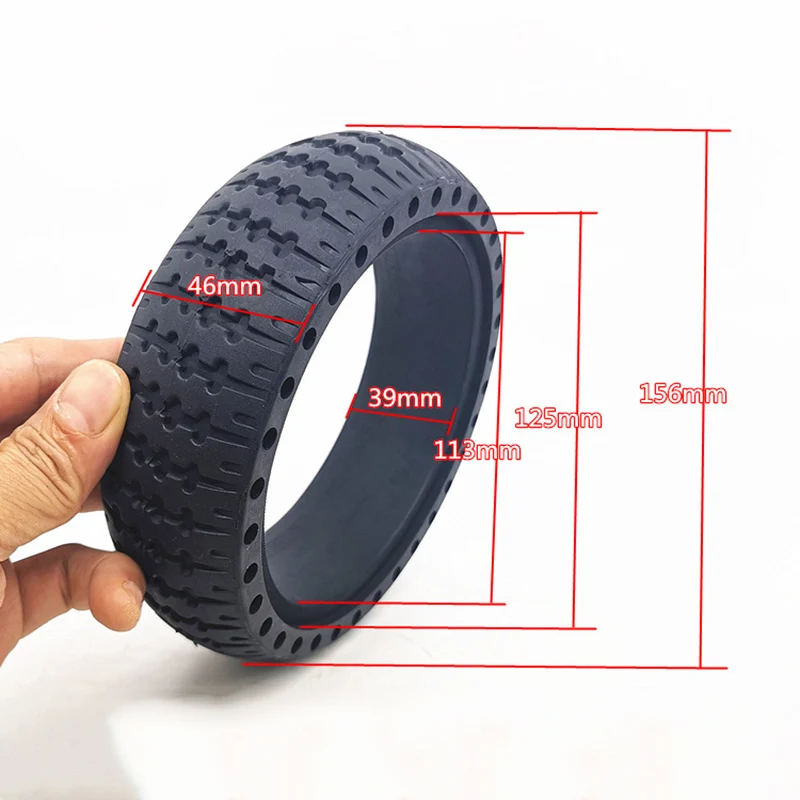 Replacement Solid Rubber Tire for 6 5 Inch For Electric Scooters and Balance Bikes Perfect Fit and Performance