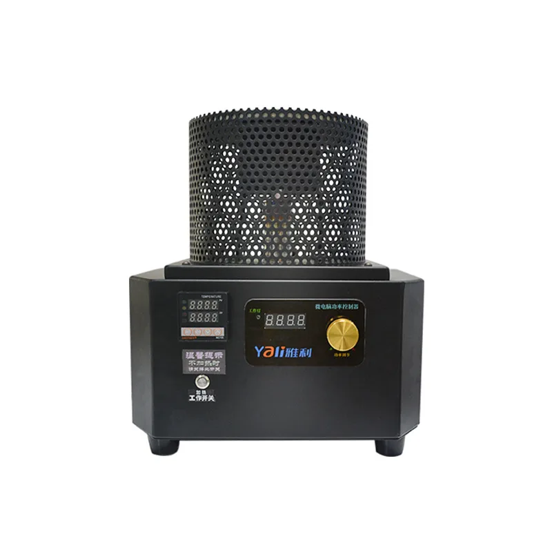 

Small Medium Frequency Induction With Temperature Control Metal Heating Furnace Desktop Melting Equipmen