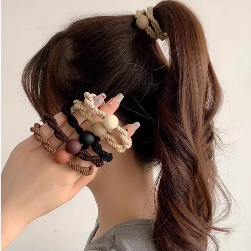 10PCS Hair Ties Set, High Elastic Ponytail Holders, Durable Rubber Bands, Multi-Color for Daily, Party, Halloween & Christmas