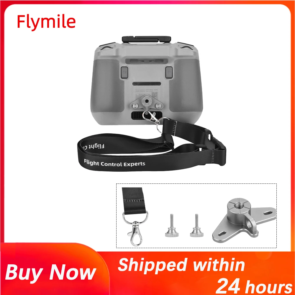 

Flymile Universal Lanyard For DJI Mini 4 PRO/Air 3/Mini 3/Mavic 3 Pro Drone Adjustable Neck Buckle Strap For RC/RC 2 Accessories