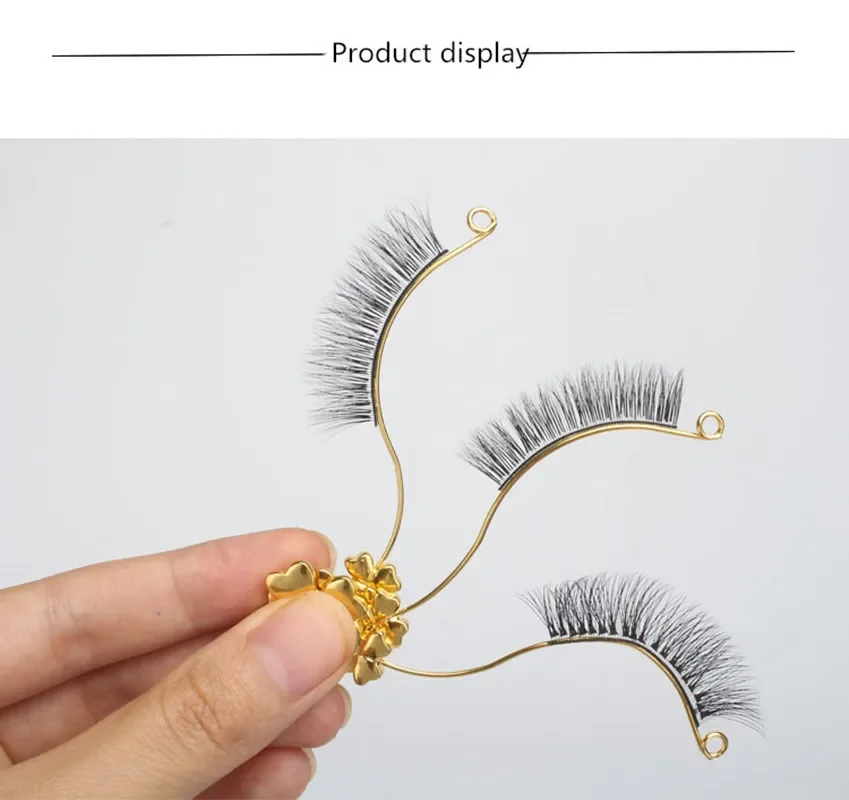 2pcs False Eyelash Grafting Extension Auxiliary Tool Beautiful Lashes Tool False Eyelash Style Display Board