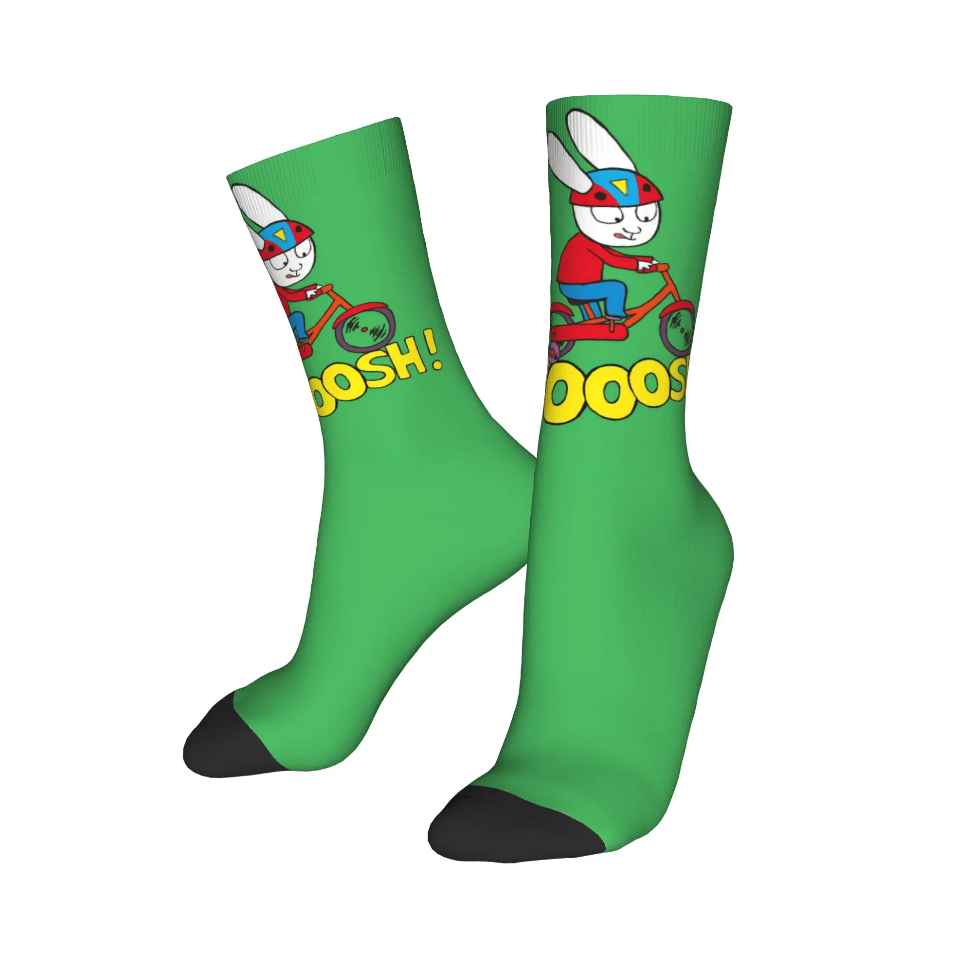 Autumn Winter Crazy Design Women Men Simons Rabbit Socks French Cartoon Non-slip Soccer Socks