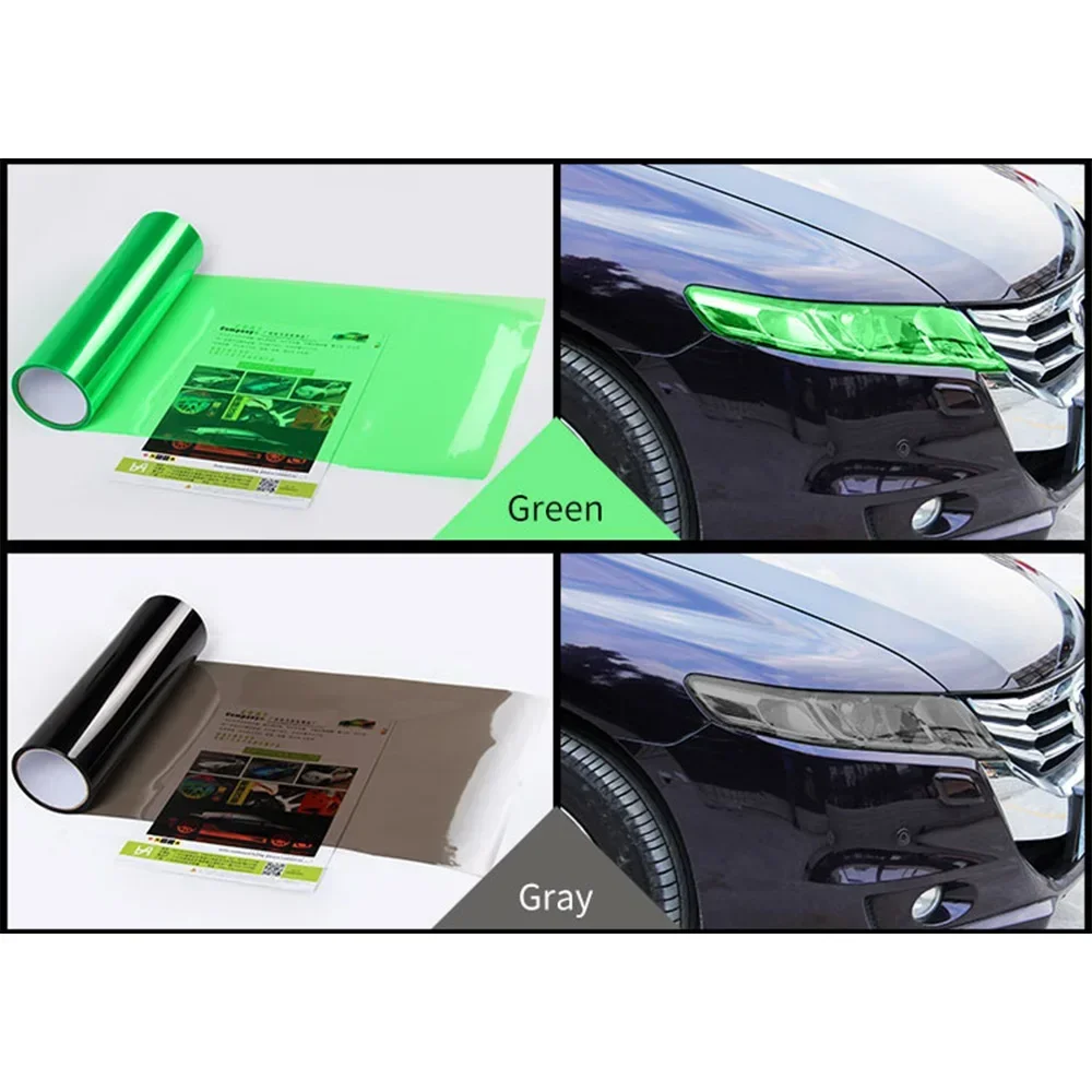 30*60cm vinyl car wrap car tinting car-styling Auto Tint Headlight Taillight Fog Light Vinyl Smoke Film plastic film headlights