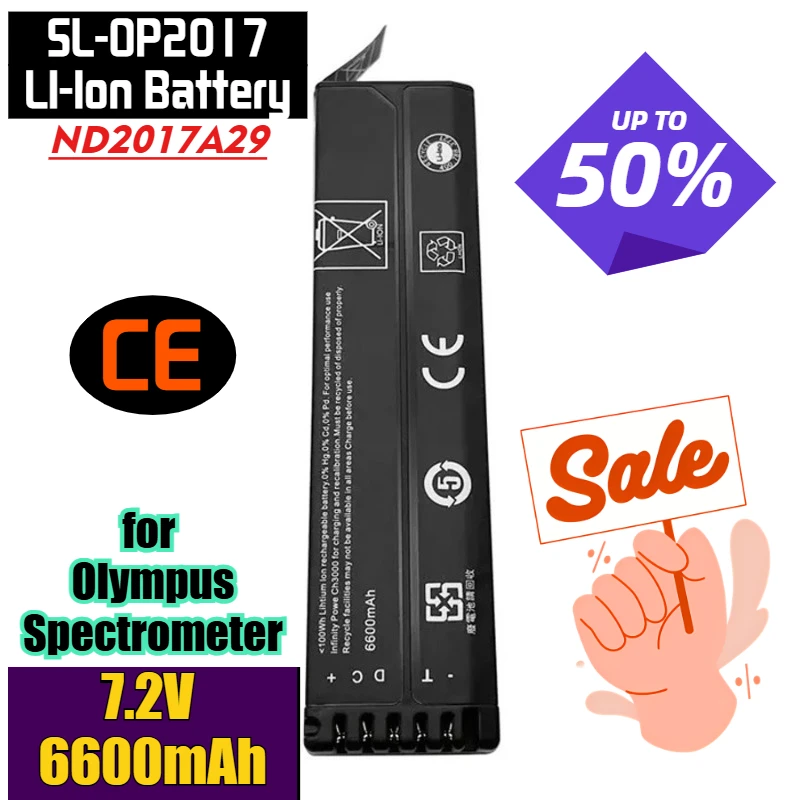 

7.2V 6600mAh Lithium-ion Battery,for Olympus ND2017A29 Spectrometer