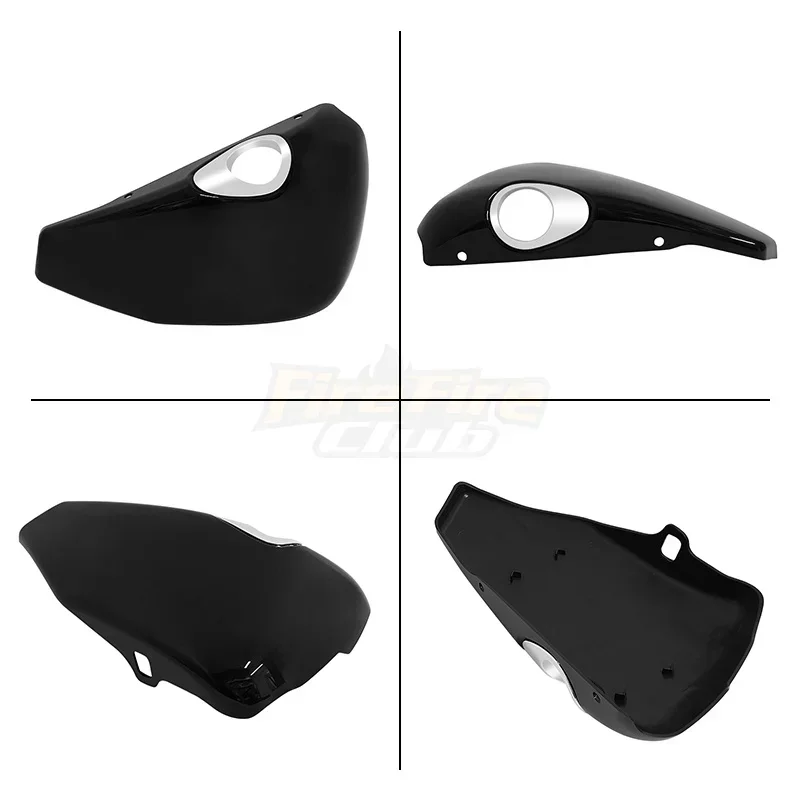 Motorrad zubehör rechte Schutz abdeckung schwarze Batterie verkleidung für Harley Sportster 2014 xl-up