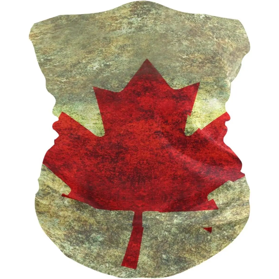 Wielofunkcyjna chusta na szyję, bandana, opaska na głowę w stylu vintage z motywem liścia klonu kanadyjskiego, sportowa chusta tubowa do ćwiczeń, jogi, biegania, wędrówek.