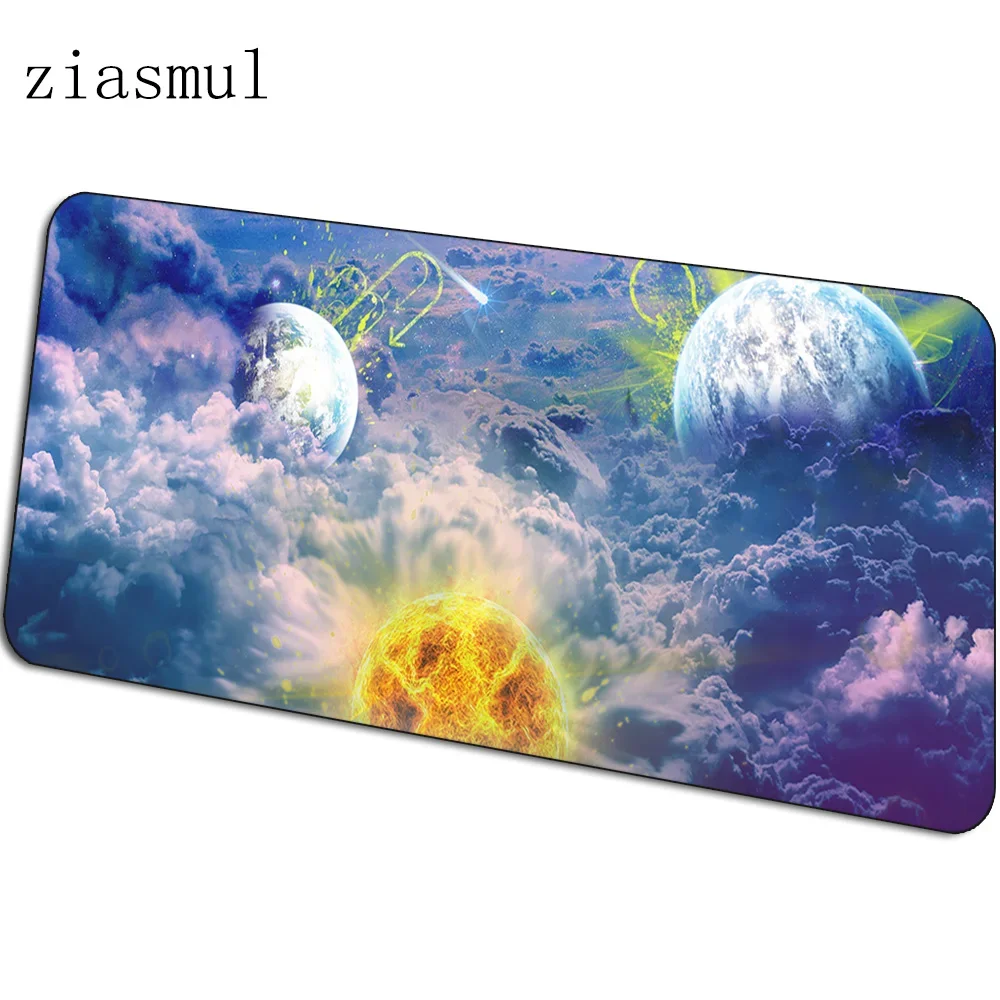 Planets mouse pad 900x400x4mm mats Popular Computer mouse mat gaming accessories cheapest large mousepad keyboard games pc gamer