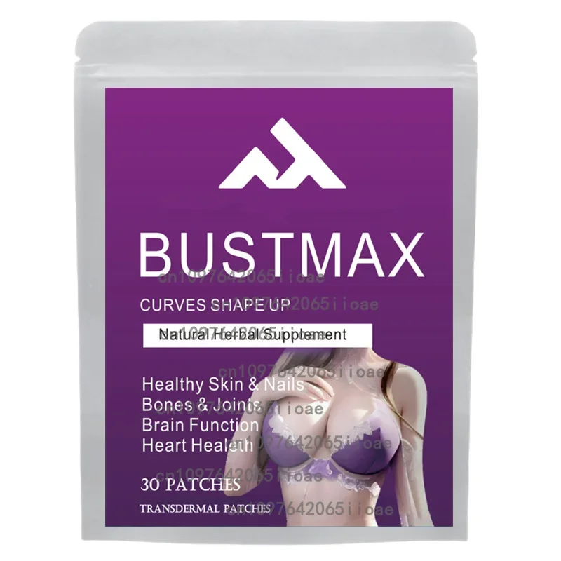 30 Patches Breast Enhancement Transdermal Patches Enhancer for Fast Growth and Bigger Bust Enlargement