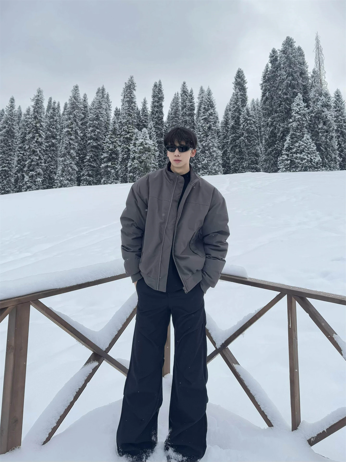 

American Sle Pilot Jaet Men's Spring Outdoor Tee-Proof Functionali Cool Stand Collar ort Wide Outerwear