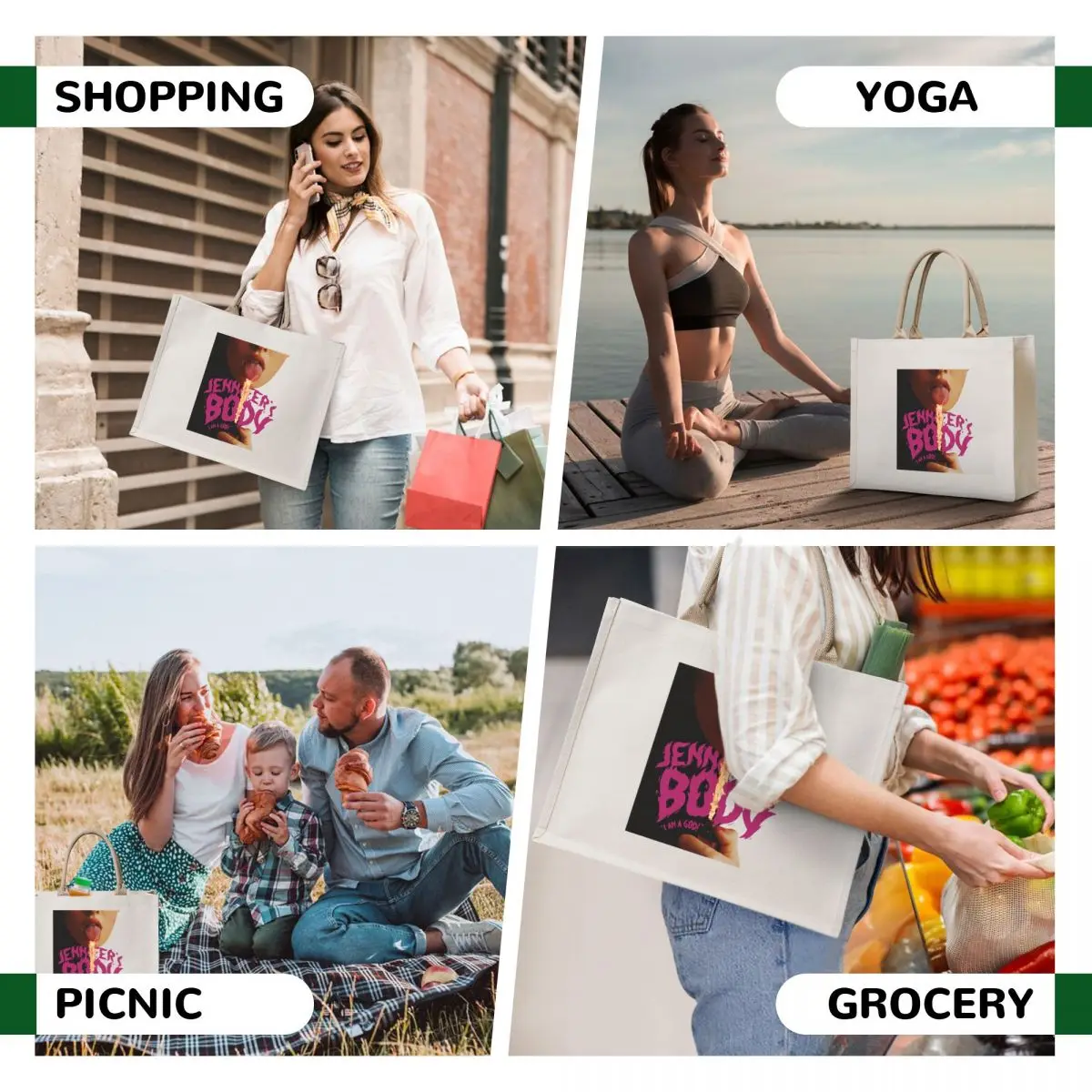 Jennifer's Body Tote Bag free delivery bags shopping cart bags Customizable tote bag
